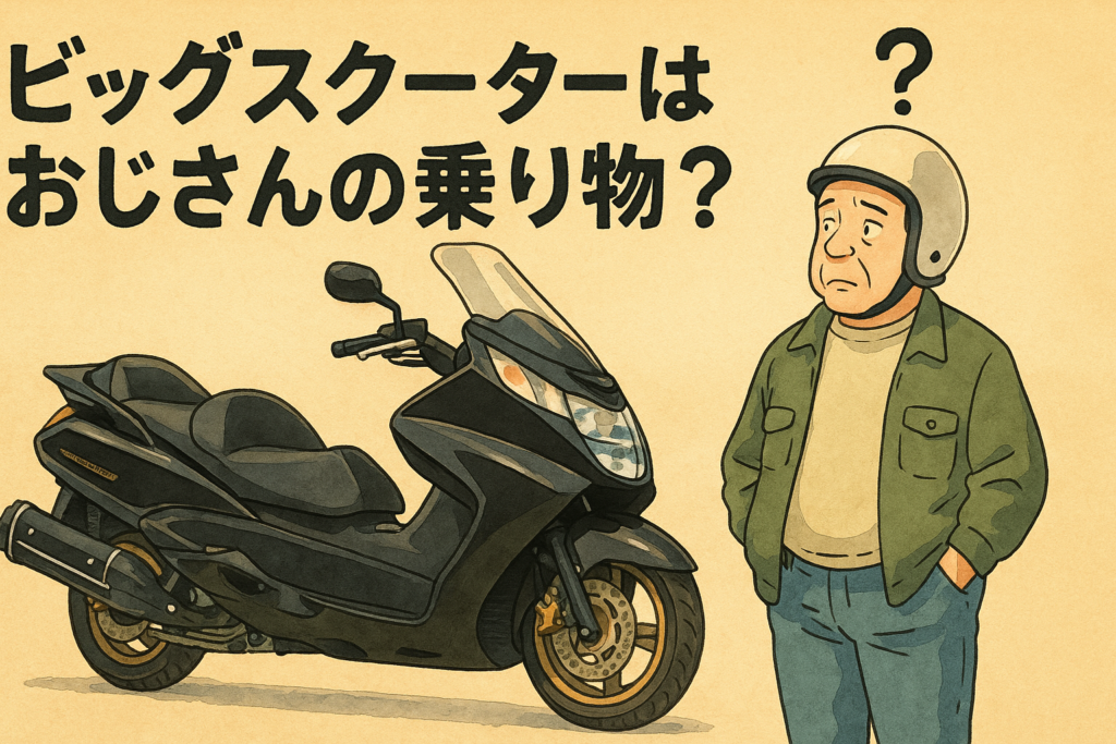 ビッグスクーターはおっさんの乗り物?時代遅れと言われる訳