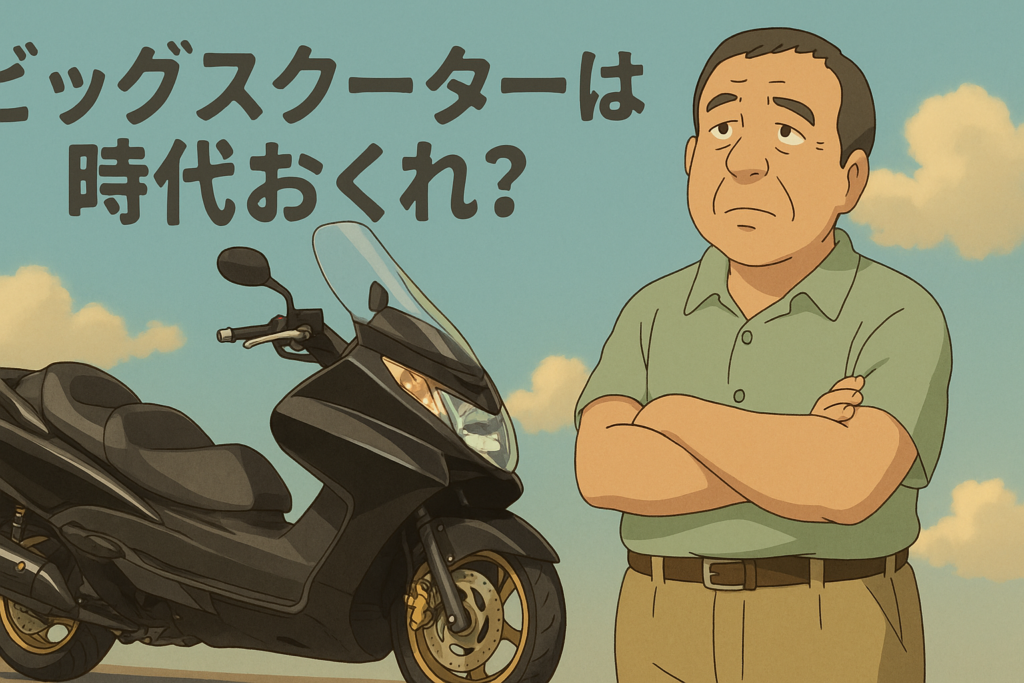 ビッグスクーターはおっさんの乗り物?時代遅れと言われる訳