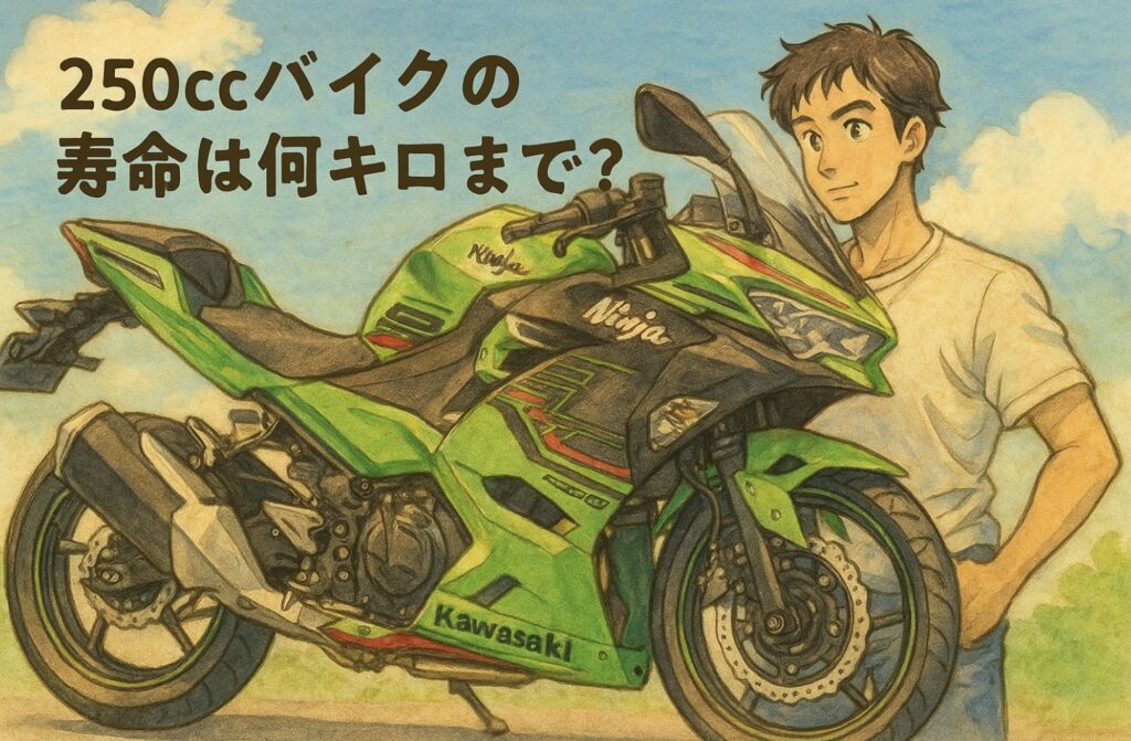 【250ccバイク】走行距離の寿命目安は何キロ?徹底解説