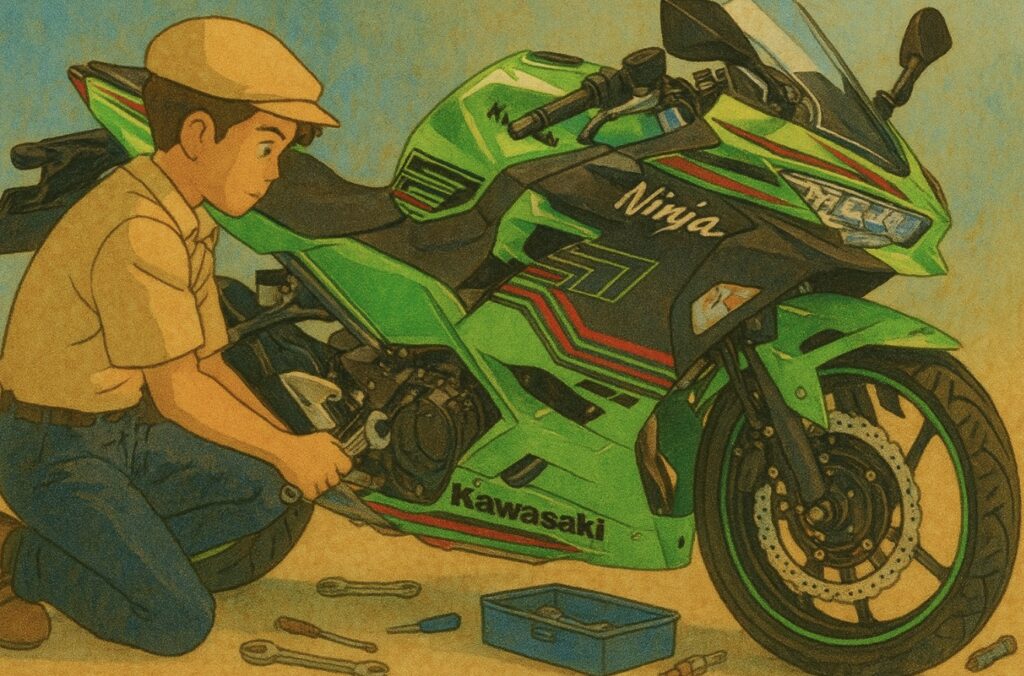 カワサキ Ninja 250 締め付けトルク一覧【ニンジャ】