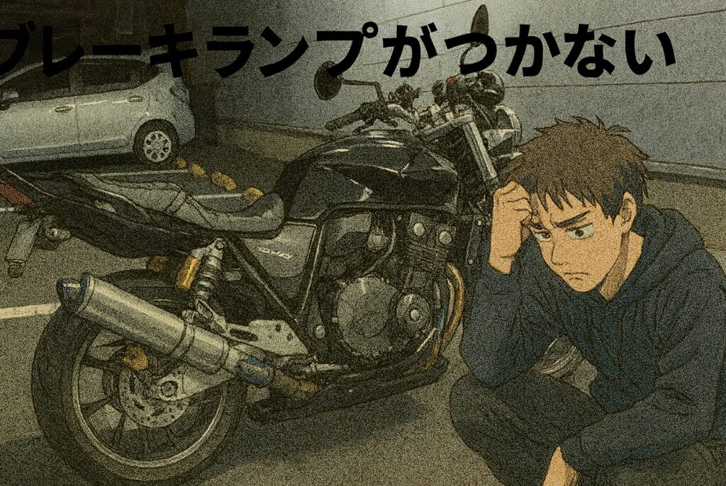 バイクのブレーキランプがつかない時に最初に確認すべきポイント