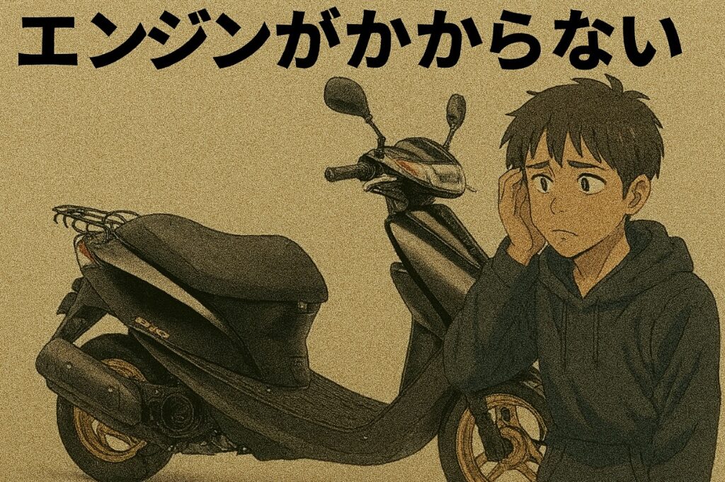 原付のエンジンがかからない！キュルキュル音の故障診断まとめ