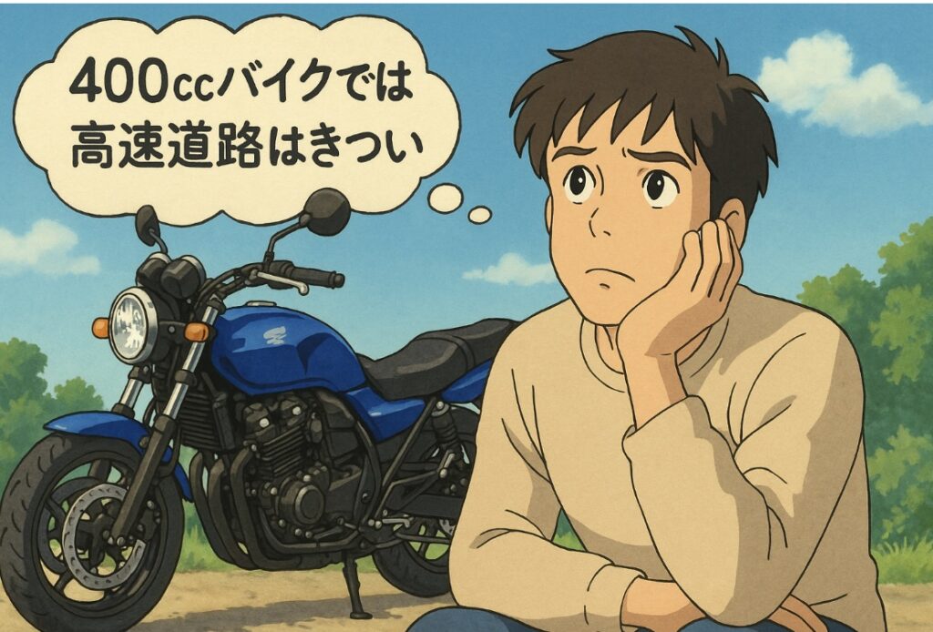 高速道路は400ccバイクだときつい？原因と快適に走るコツを解説