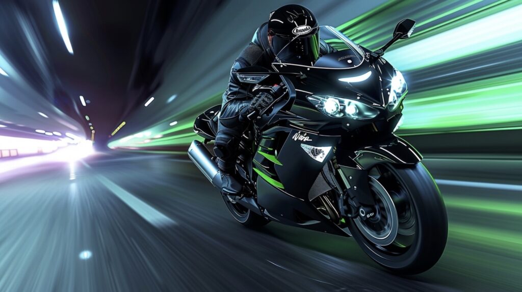ZX14R 最高速は何km/h?実測値と到達条件を徹底解説