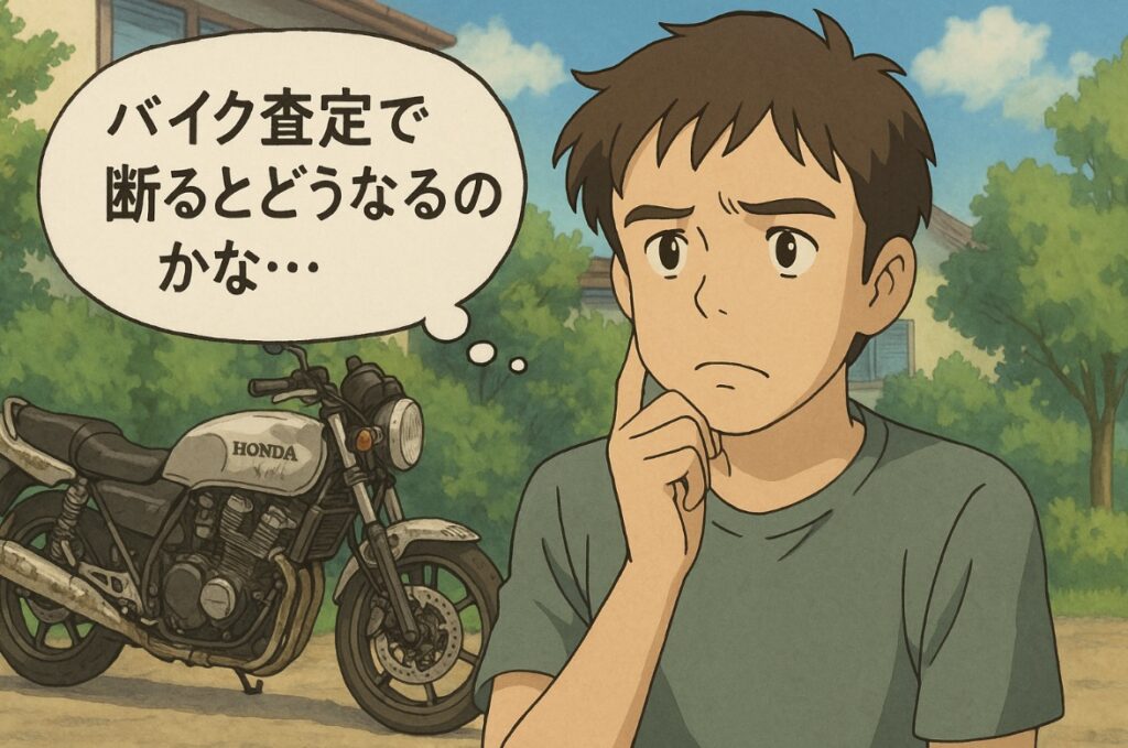 バイク査定を断るとどうなる？断り方と注意点まとめ