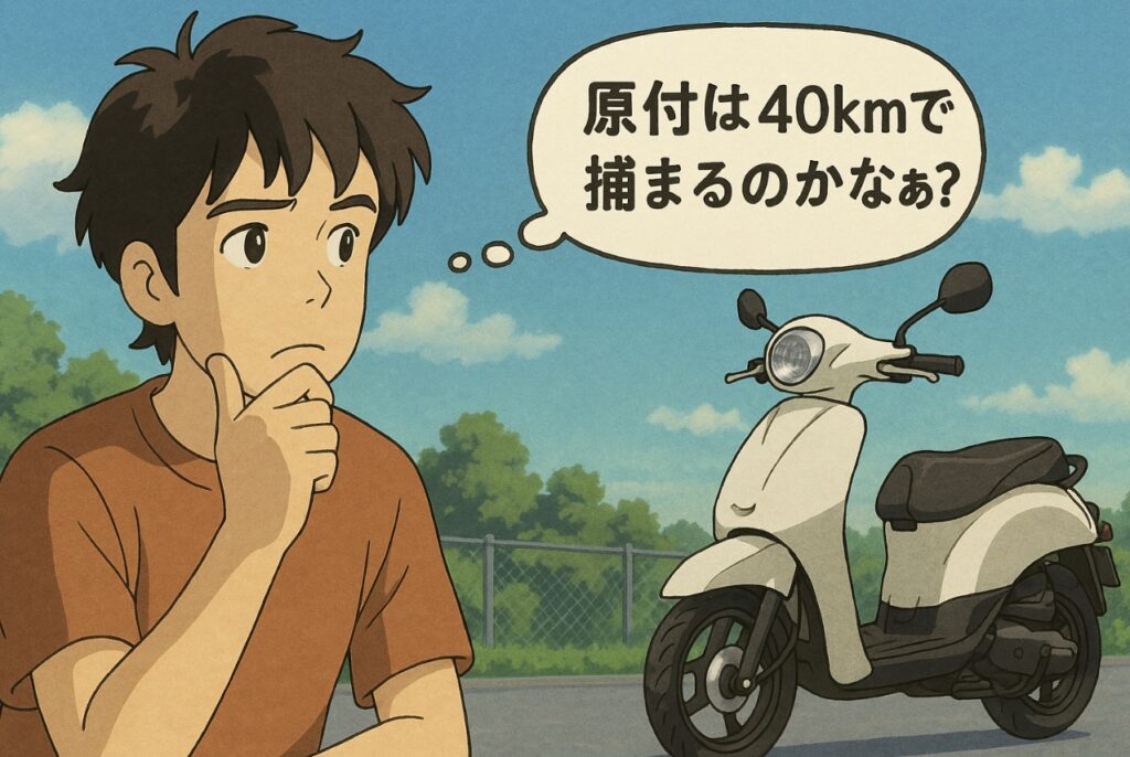 原付で40km走行は捕まる?罰則と回避法を徹底解説