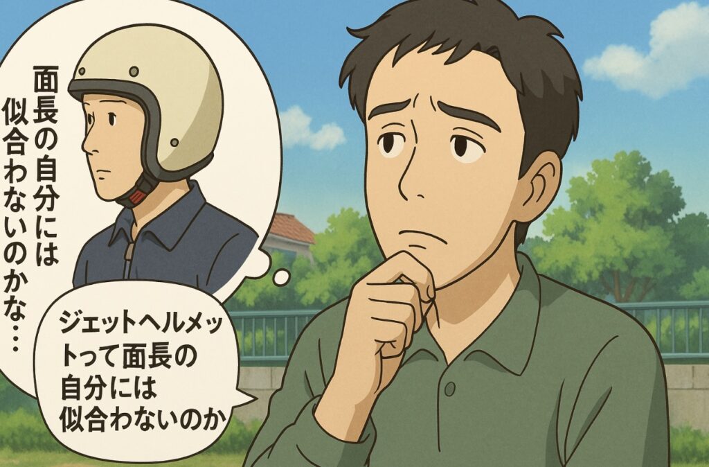 面長の人必見！ジェットヘルメットで小顔見せするコツとおすすめモデル