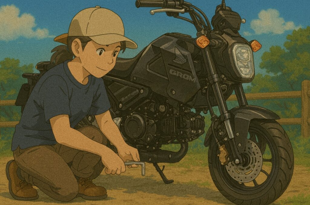 ホンダ GROM 締め付けトルク一覧表【完全版】オイル・足回り・ブレーキ・エンジンまで網羅