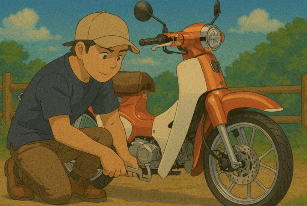 スーパーカブ110 締め付けトルク一覧表【完全版】オイル・足回り・ブレーキ・エンジンまで網羅