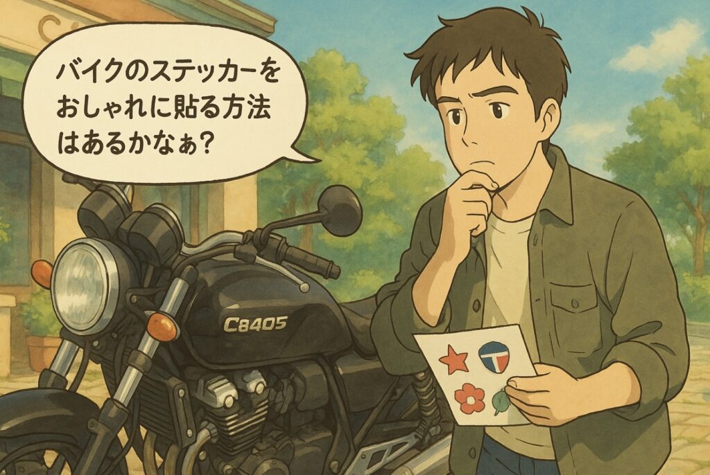 バイク ステッカー おしゃれ|センス良い貼り方・位置・配色の完全ガイド