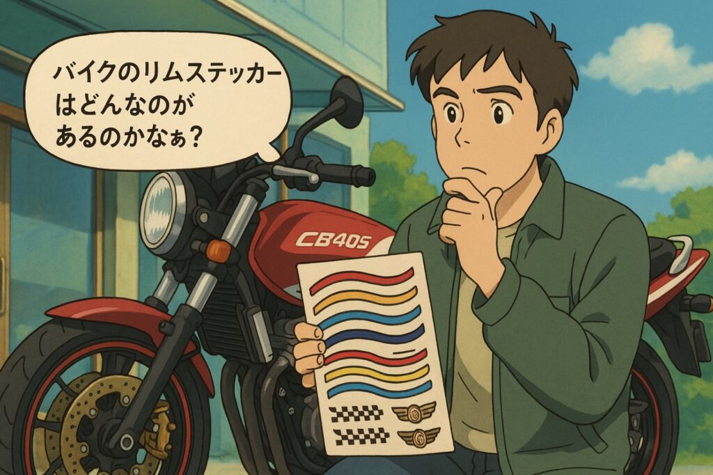 バイク リム ステッカー おすすめ｜17/18インチ対応・反射/非反射の選び方と貼り方