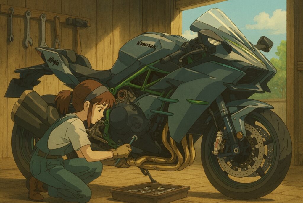 カワサキNinja H2 締め付けトルク一覧表|ホイール・ブレーキ・ステム・エンジンまで完全網羅