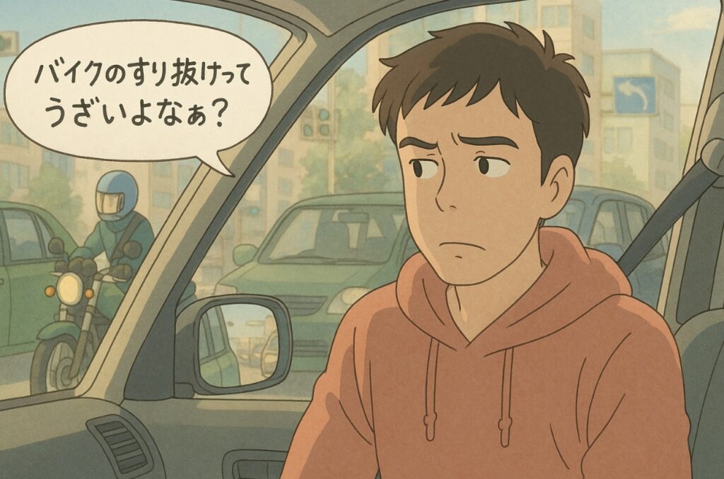 バイクのすり抜けがうざい？心理と理由・対処法完全ガイドまとめ