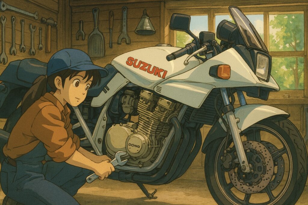 GSX400Sカタナ（GK77A）締め付けトルク一覧表｜ホイール・ステム・エンジン・リンクまで完全網羅