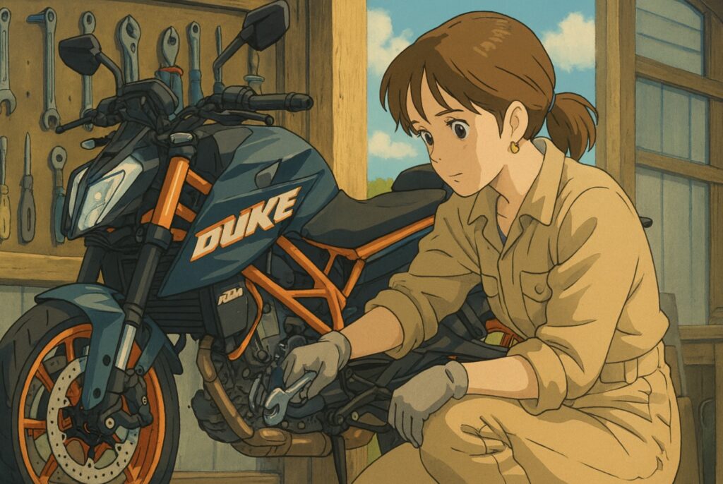 KTM 390デューク 締め付けトルク一覧表｜部位別にN·mで完全網羅【整備保存版】