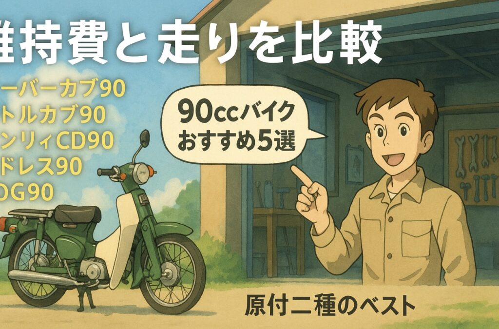 90ccバイクおすすめ5選｜維持費と走りを実体験で比較