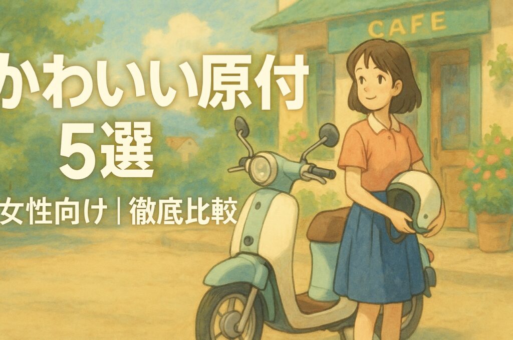 【徹底比較】女性向けの、かわいい原付バイク5選