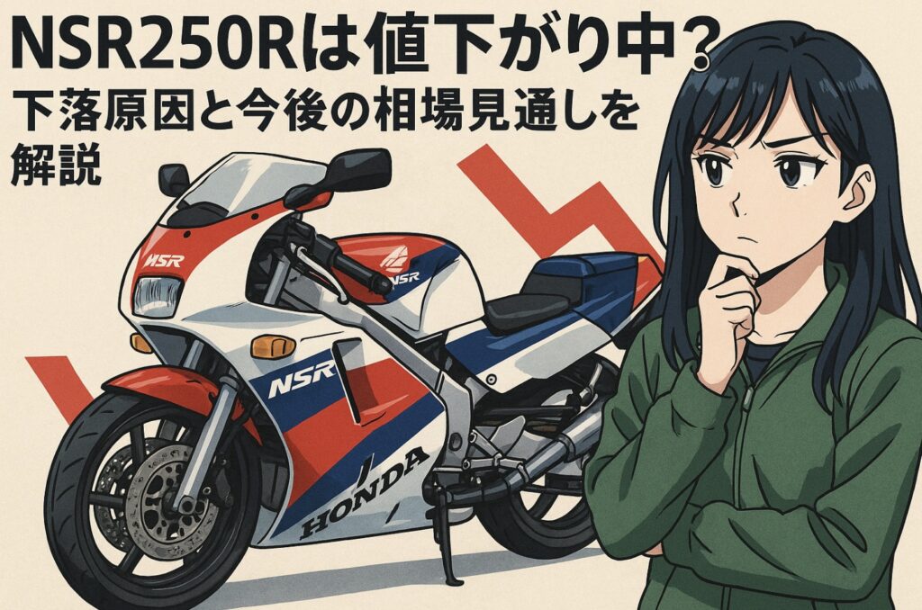 NSR250Rは値下がり中？下落要因と今後の相場見通しを解説