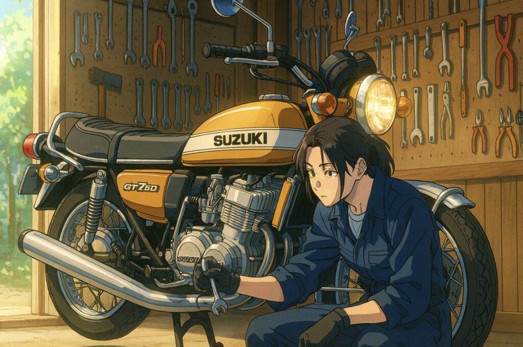 スズキGT750|締め付けトルク一覧表【年式横断・整備実務で使える保存版】