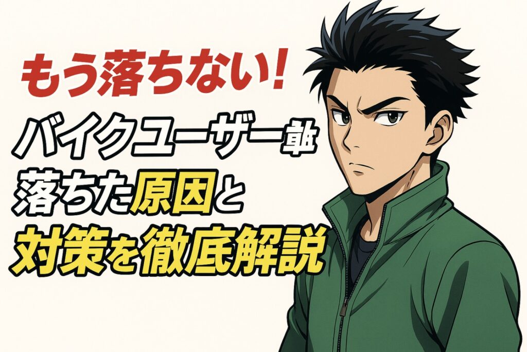 もう落ちない！バイクユーザー車検で落ちた原因と対策を徹底解説